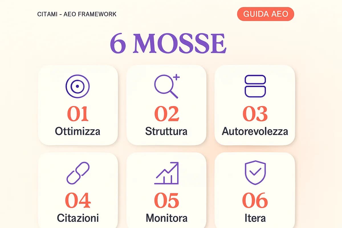AEO vs SEO nel 2026: la guida definitiva (dati verificati) — le sei mosse