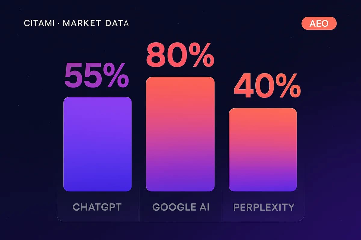 Ogni AI Ha le Sue Fonti Preferite: Guida Multi-Piattaforma AEO — i dati di mercato